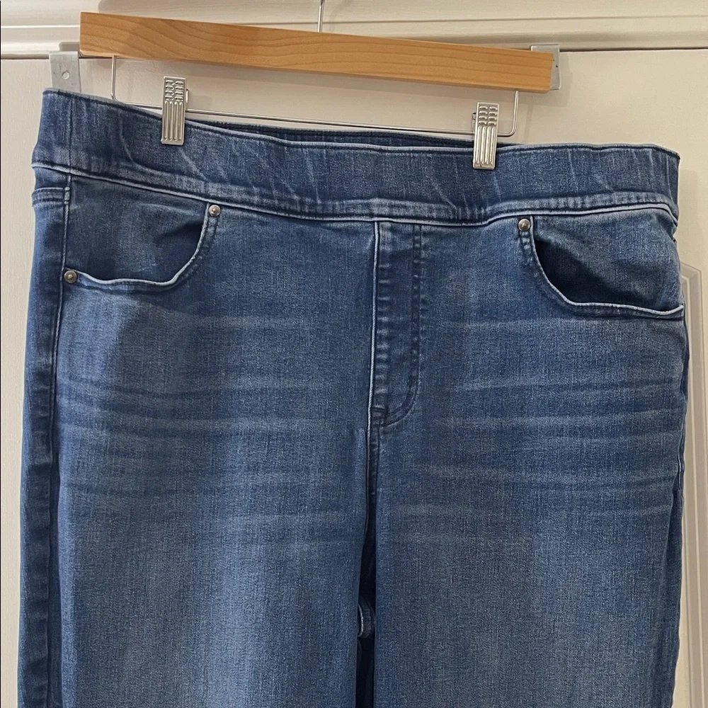 Lane Bryant Dark Blue Flare Jeans - Picture 4 of 7